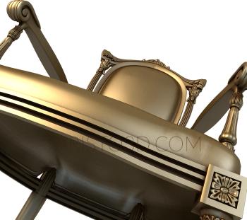 Armchairs (KRL_0024) 3D model for CNC machine